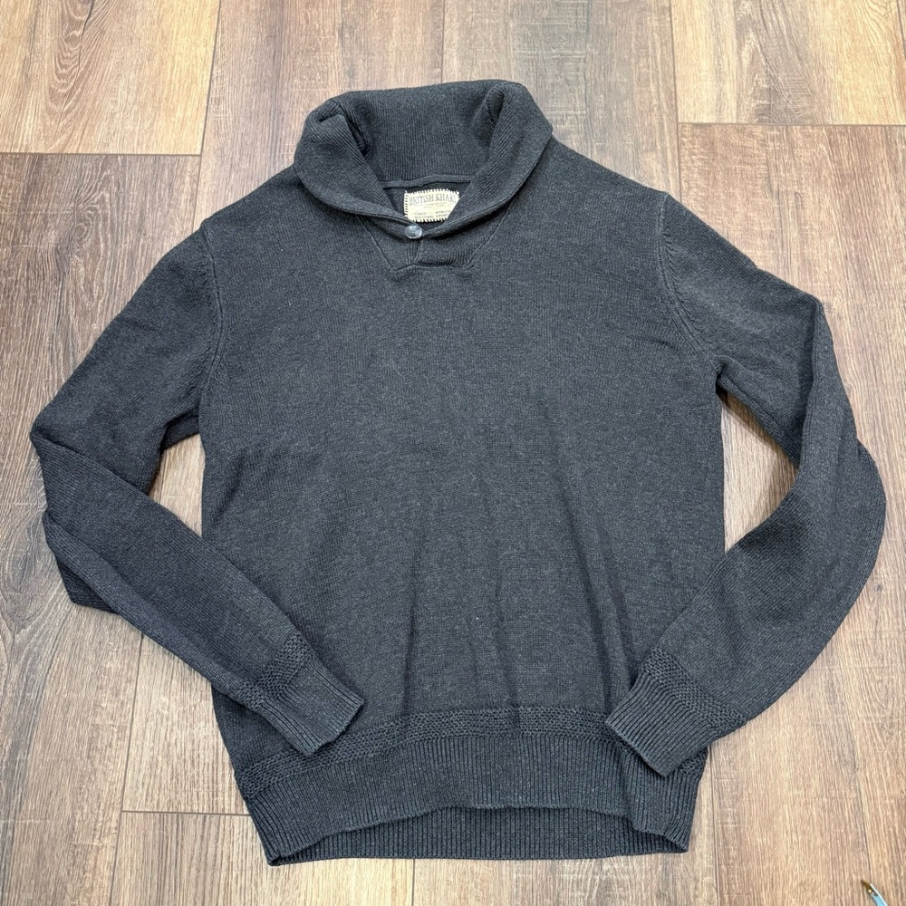 British Khaki cotton sweater